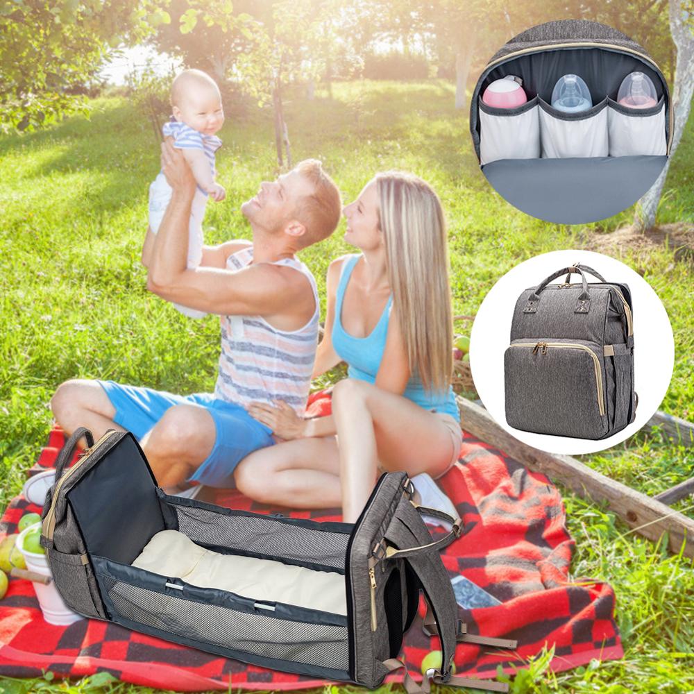 2 -In-1 Multifunctional Travel Bag & Crib