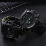 LED Military Sport Watch with Compass