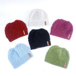 Winter Knitted Women's Ponytail Hats