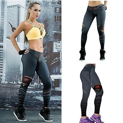 Women Superman 3D Leggings