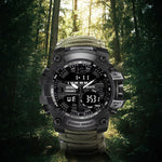 LED Military Sport Watch with Compass