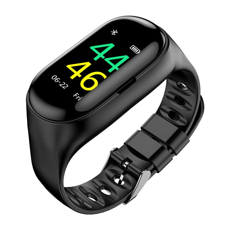 2-in-1 Smart Watch + Earbuds Tracker