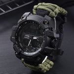 LED Military Sport Watch with Compass