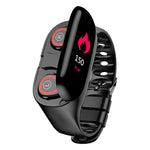 2-in-1 Smart Watch + Earbuds Tracker