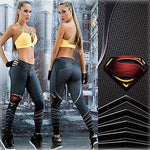 Women Superman 3D Leggings