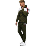 Men Hoodie Jacket + Pants Tracksuit