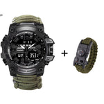 LED Military Sport Watch with Compass