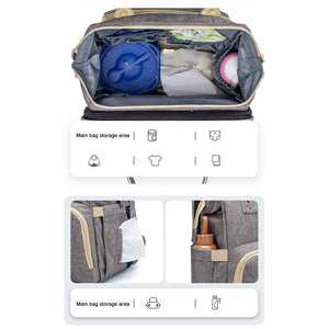 2 -In-1 Multifunctional Travel Bag & Crib