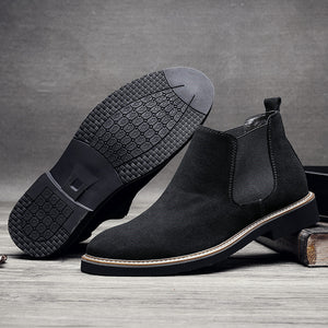 Men's Suede Chelsea Boots