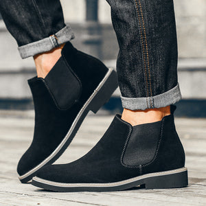 Men's Suede Chelsea Boots