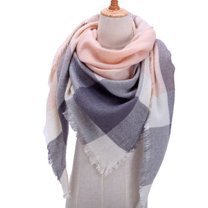 Winter Women Cashmere Scarves Luxury Pashmina