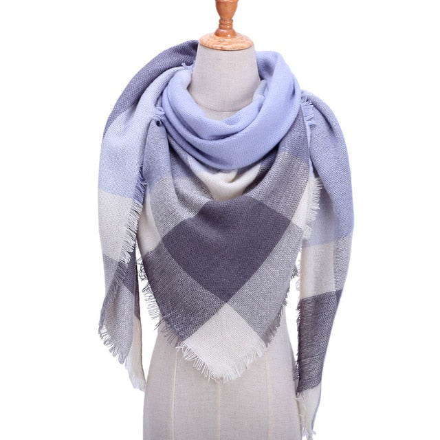 Winter Women Cashmere Scarves Luxury Pashmina