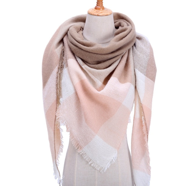 Winter Women Cashmere Scarves Luxury Pashmina