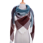 Winter Women Cashmere Scarves Luxury Pashmina