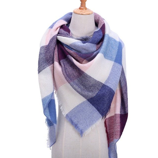 Winter Women Cashmere Scarves Luxury Pashmina