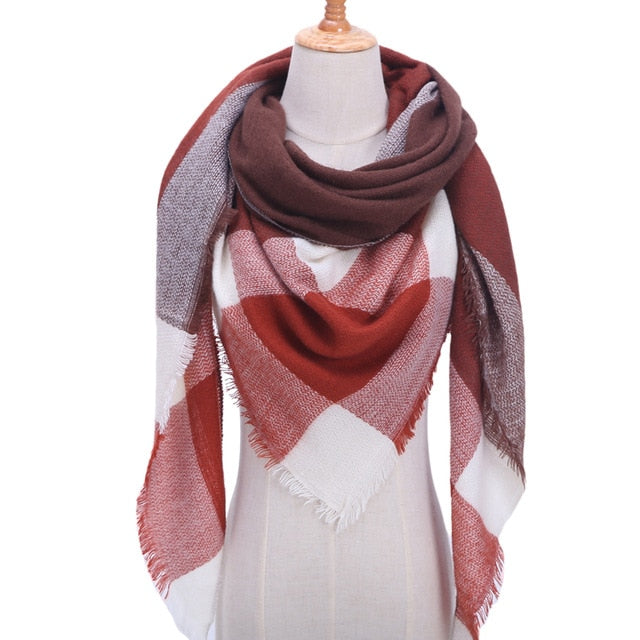 Winter Women Cashmere Scarves Luxury Pashmina