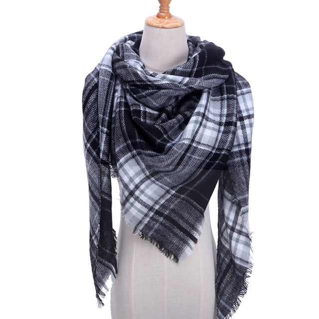 Winter Women Cashmere Scarves Luxury Pashmina