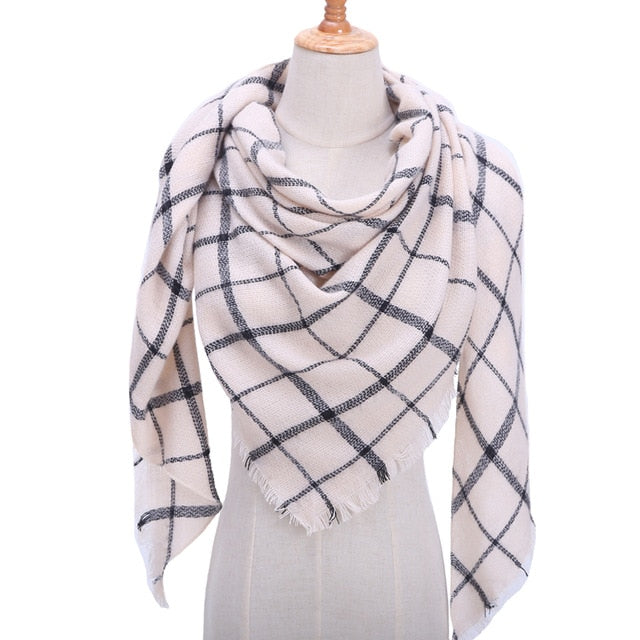 Winter Women Cashmere Scarves Luxury Pashmina