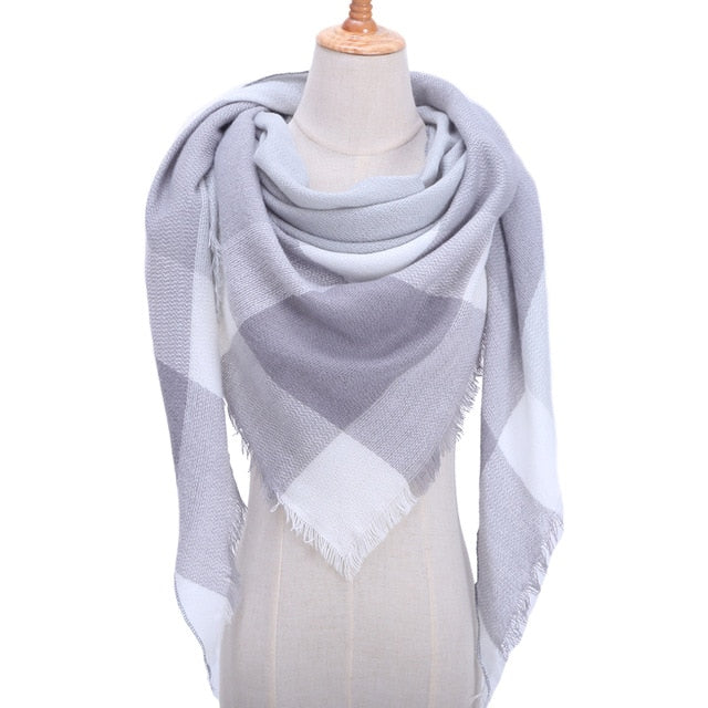 Winter Women Cashmere Scarves Luxury Pashmina