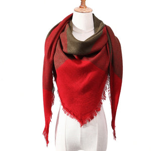 Winter Women Cashmere Scarves Luxury Pashmina