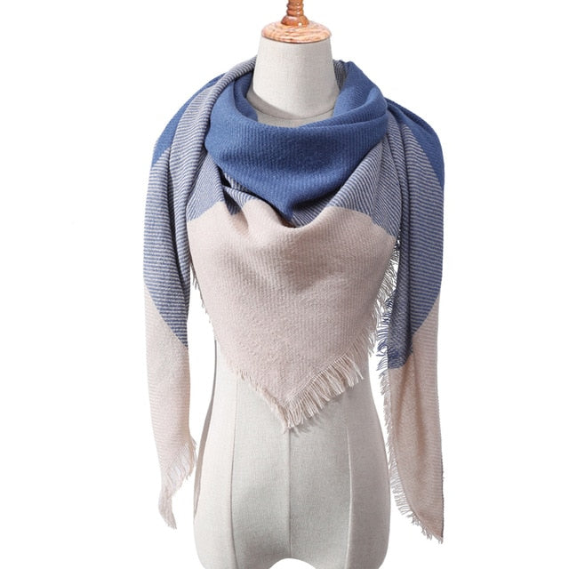 Winter Women Cashmere Scarves Luxury Pashmina