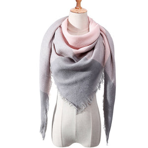 Winter Women Cashmere Scarves Luxury Pashmina