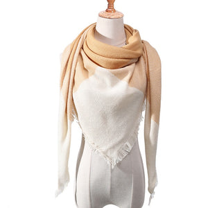 Winter Women Cashmere Scarves Luxury Pashmina