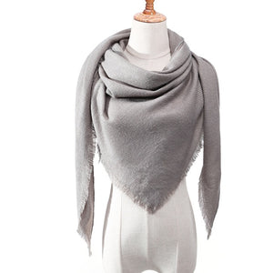 Winter Women Cashmere Scarves Luxury Pashmina