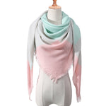 Winter Women Cashmere Scarves Luxury Pashmina