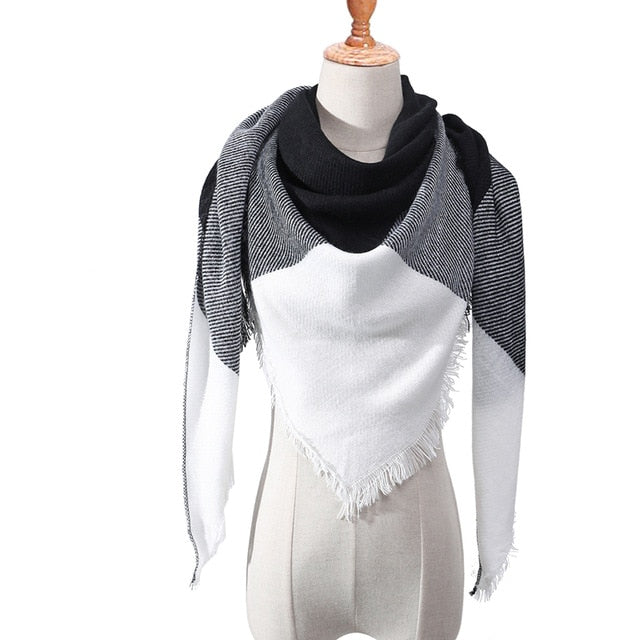 Winter Women Cashmere Scarves Luxury Pashmina