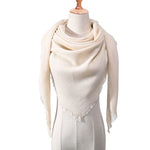 Winter Women Cashmere Scarves Luxury Pashmina