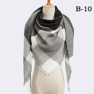 Winter Women Cashmere Scarves Luxury Pashmina