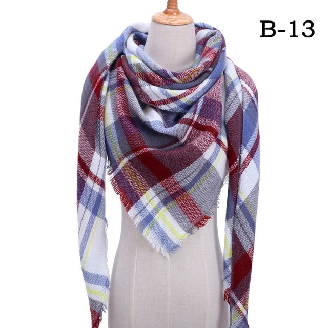 Winter Women Cashmere Scarves Luxury Pashmina