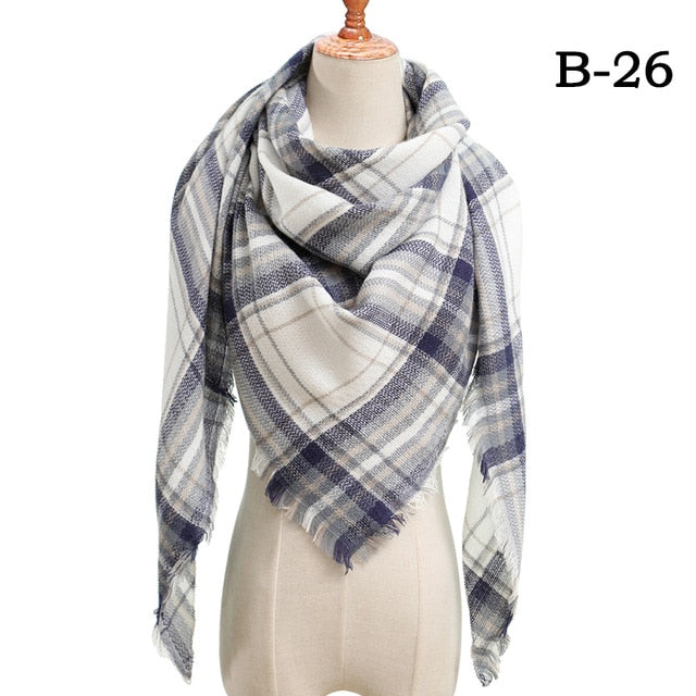 Winter Women Cashmere Scarves Luxury Pashmina