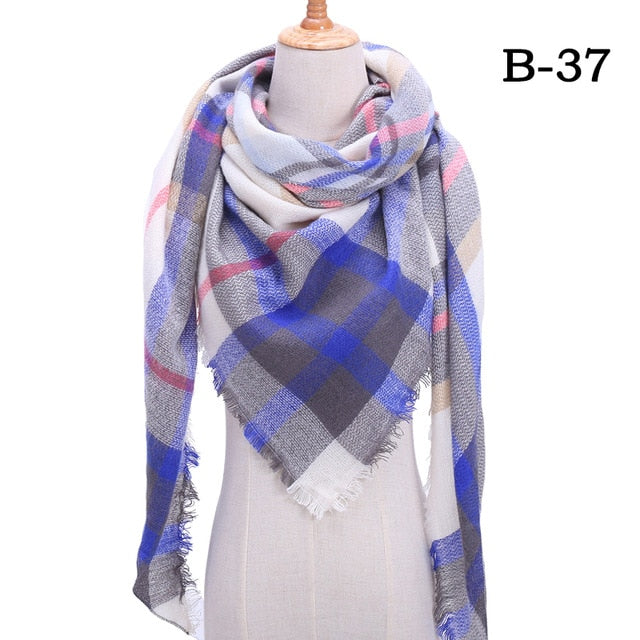 Winter Women Cashmere Scarves Luxury Pashmina