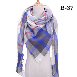 Winter Women Cashmere Scarves Luxury Pashmina