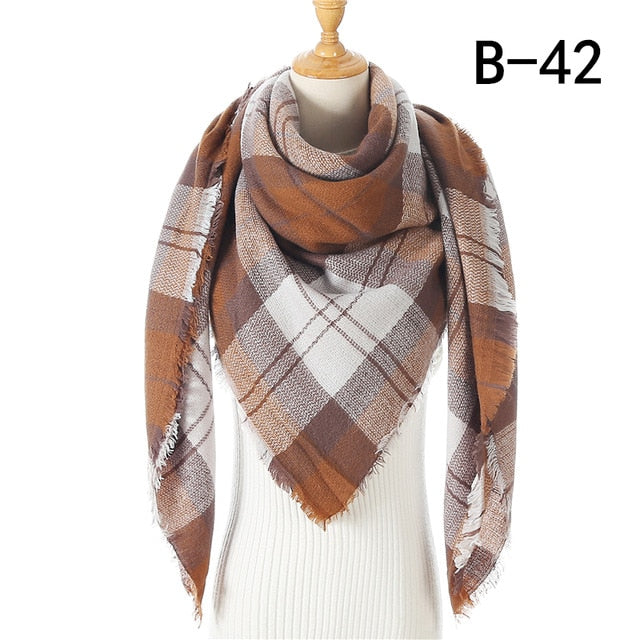 Winter Women Cashmere Scarves Luxury Pashmina